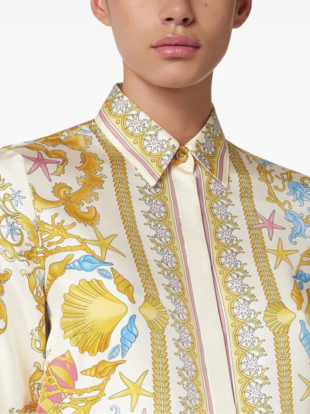 UNDERWATER BAROCCO SILK SHIRT