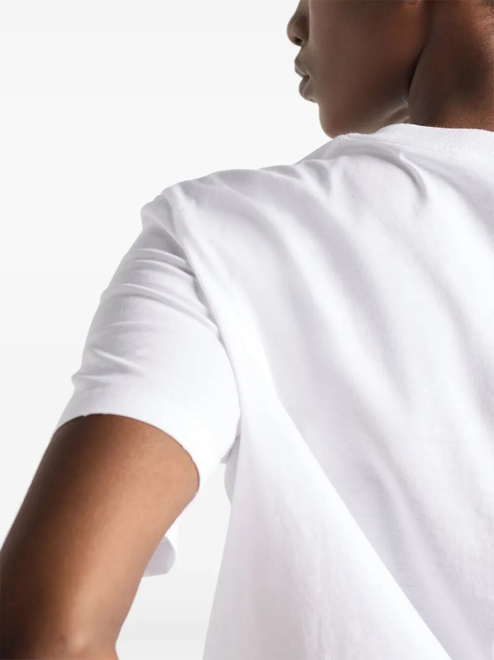 ENAMEL TRIANGLE-LOGO COTTON T-SHIRT