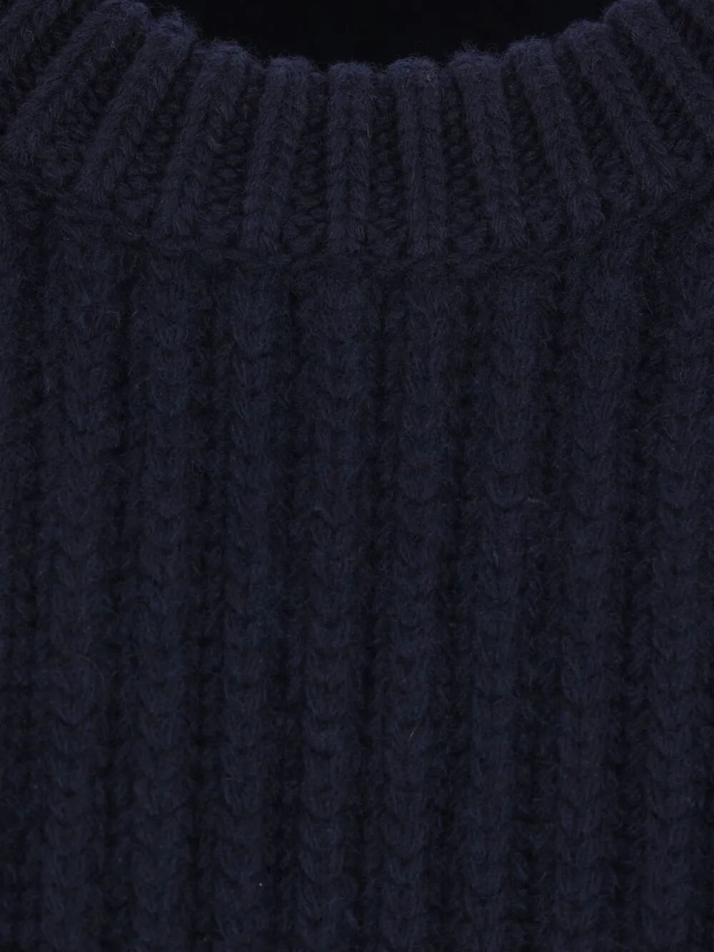 RIBBED-KNIT SAFETY-PIN SWEATER