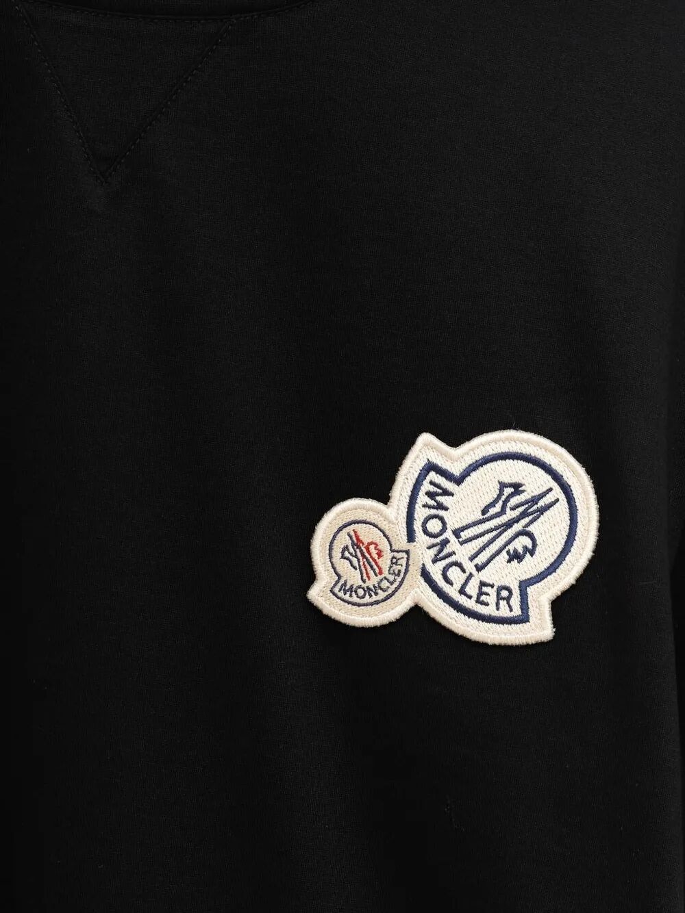 DOUBLE LOGO PATCH COTTON T-SHIRT
