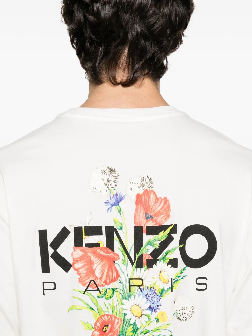 GOTS ARCHIVE BOUQUET PRINT COTTON T-SHIRT