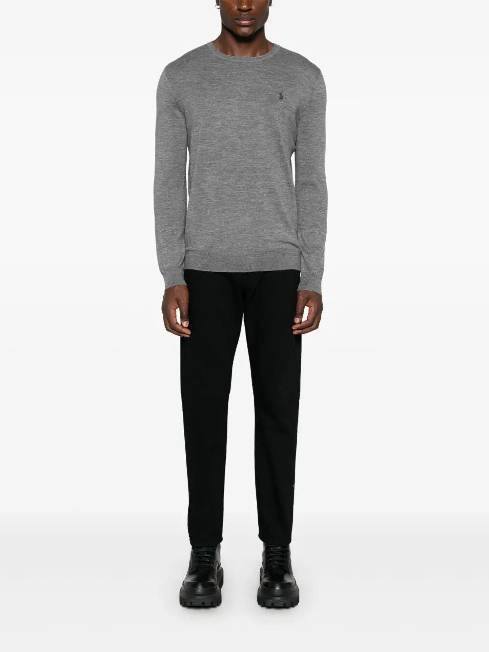 LIGHTWEIGHT WOOL CREW-NECK PULLOVER