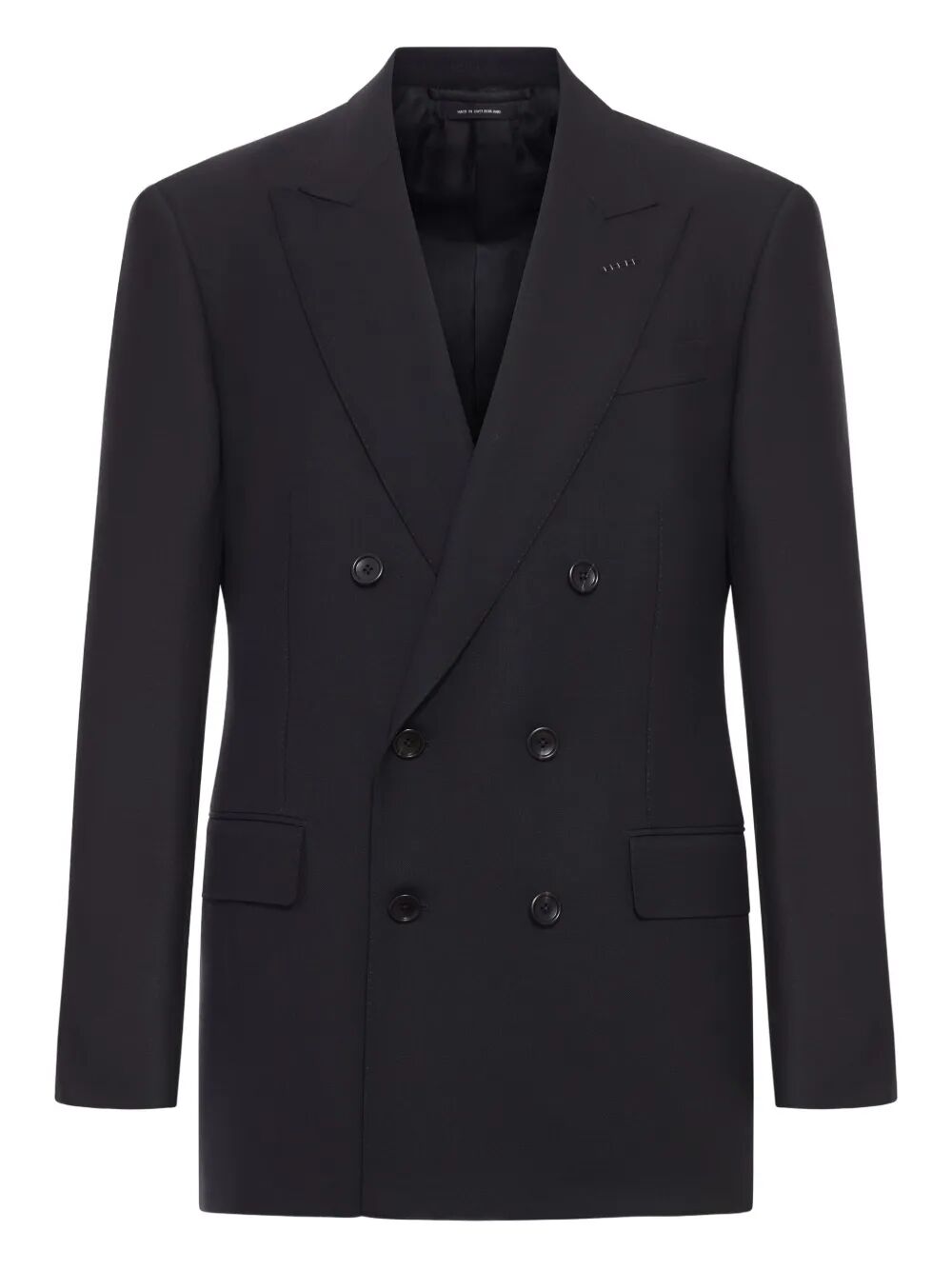 HIGH TWIST DOUBLE BREASTED WOOL JACKET