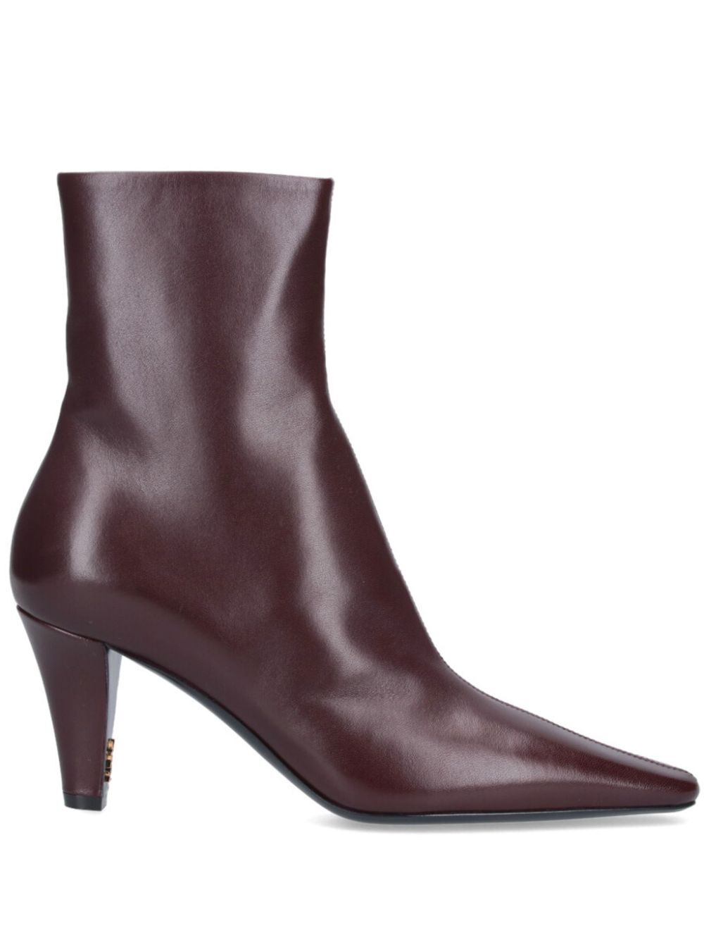 JILL 75 BOOTIES IN SMOOTH LEATHER
