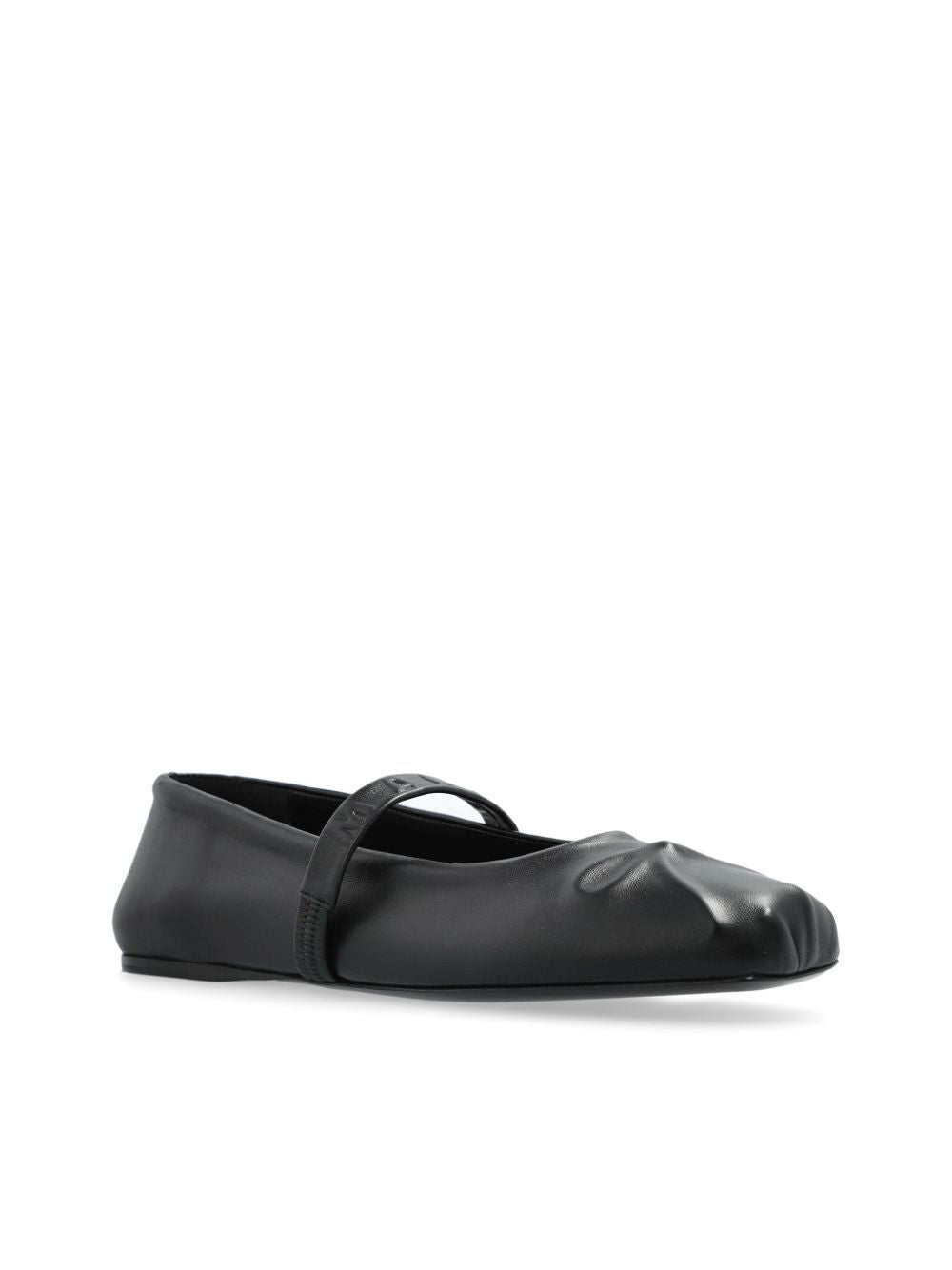 BOW-DETAIL MARY JANE BALLERINAS