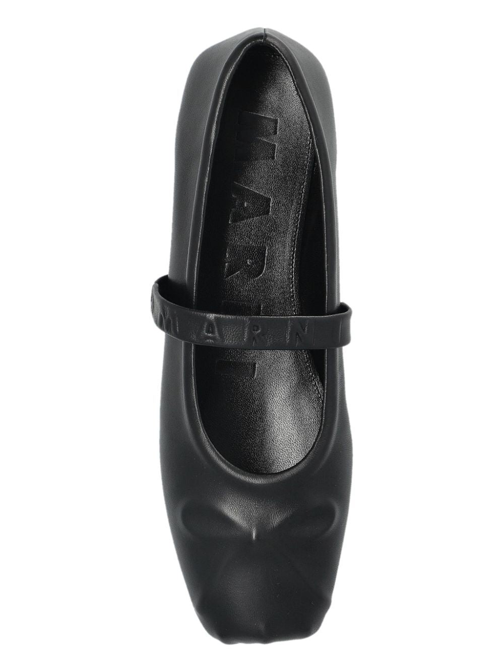 BOW-DETAIL MARY JANE BALLERINAS