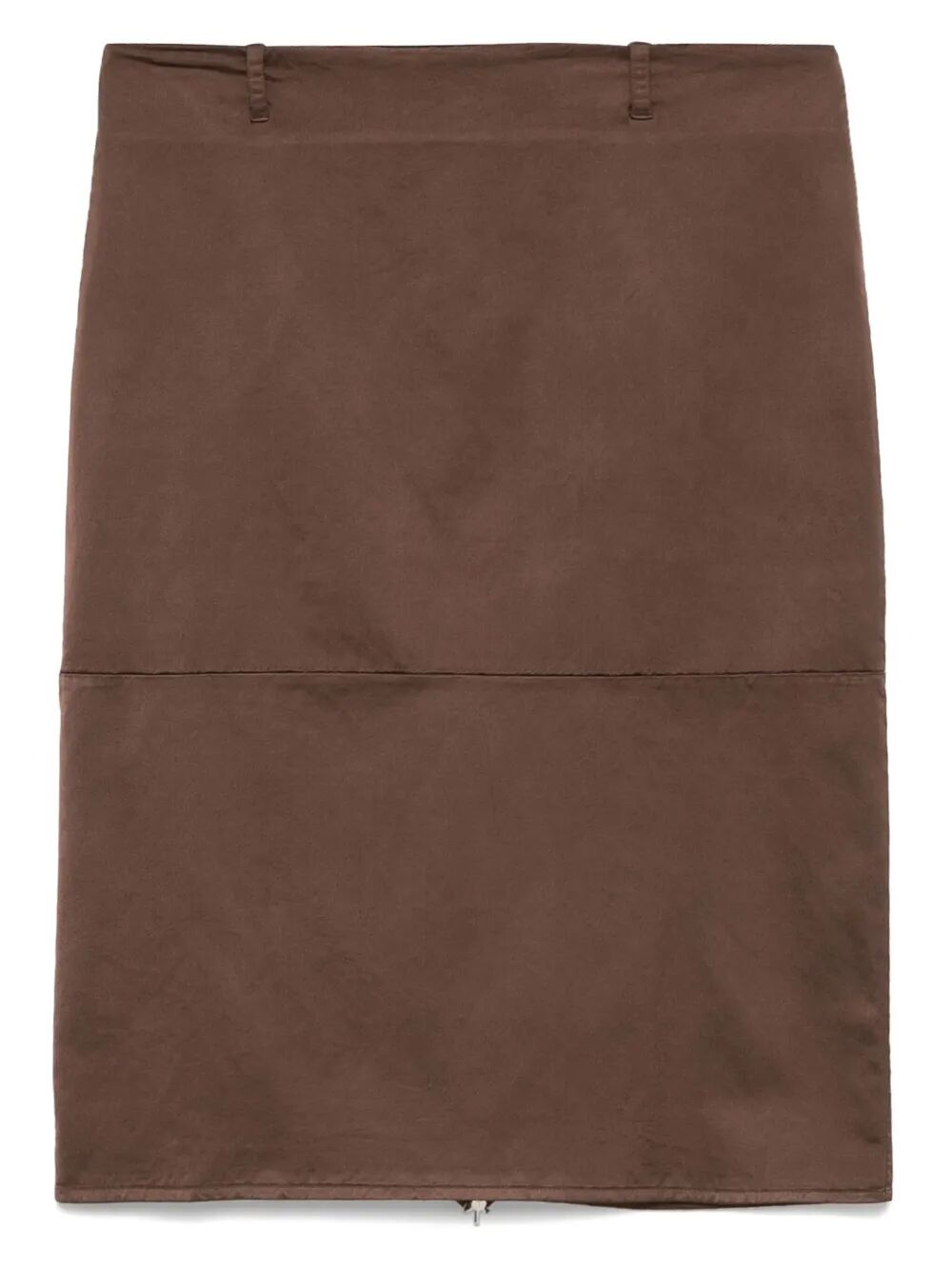 PIPER ZIP-UP MIDI SKIRT