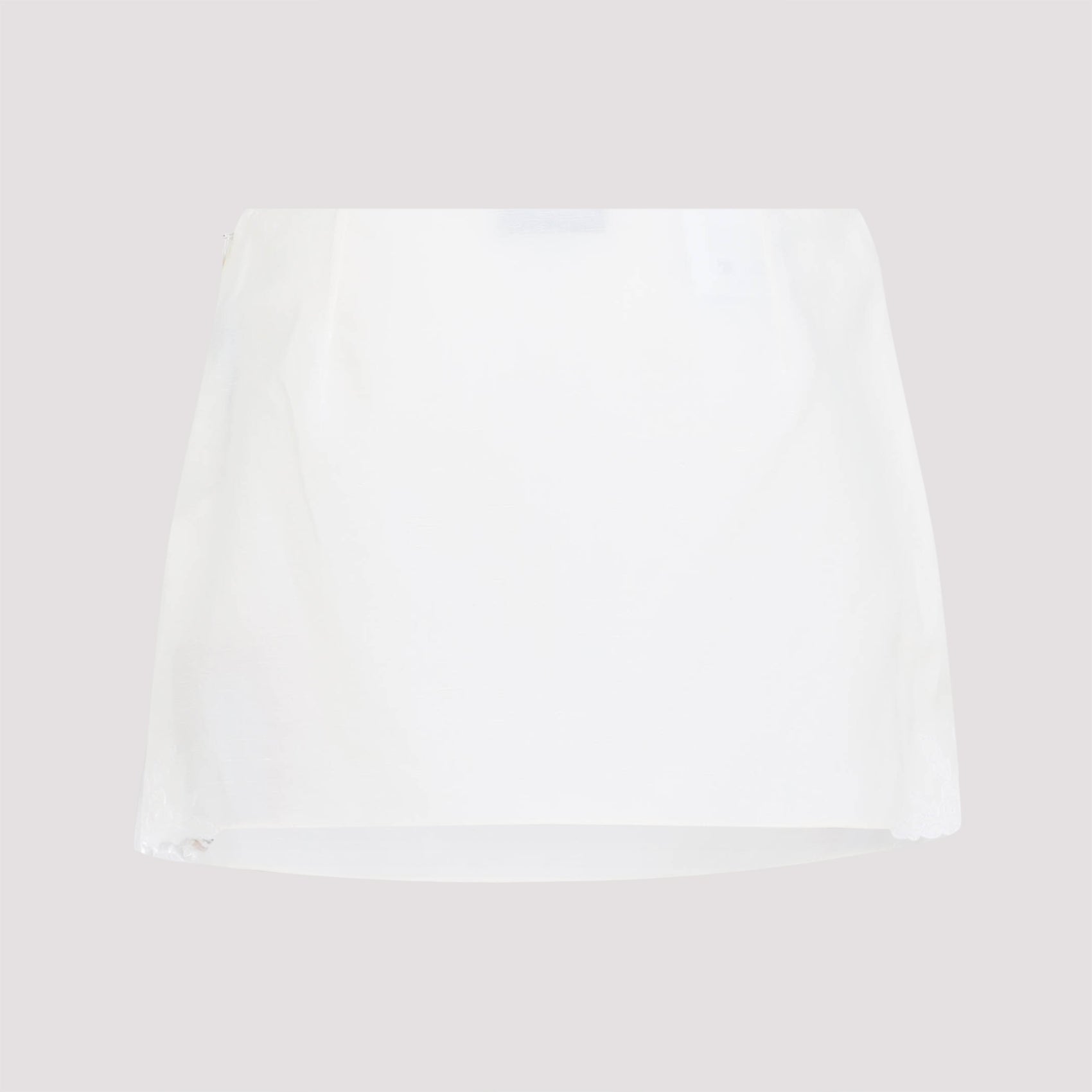 Linen and Cotton Mini Skirt