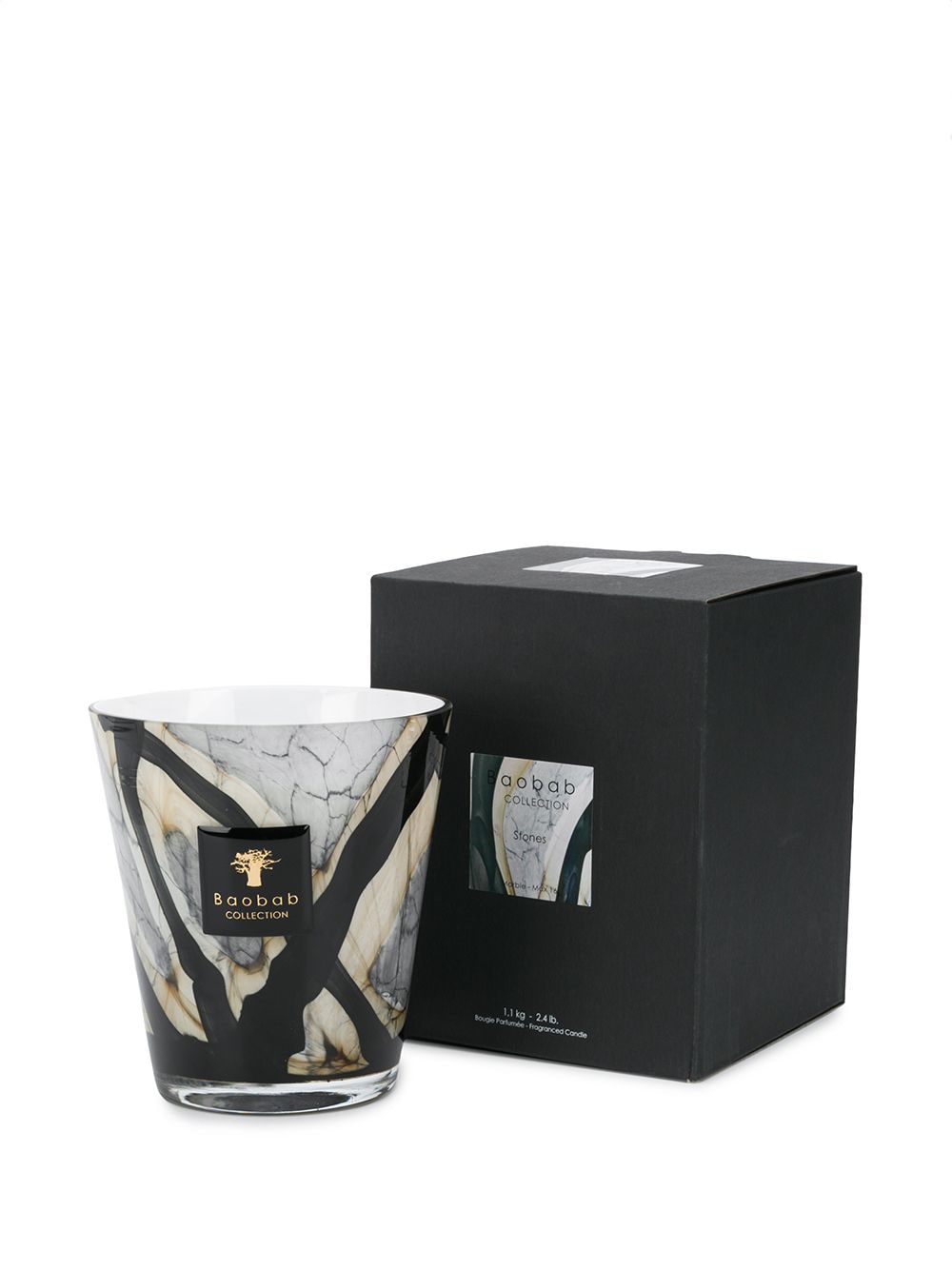 STONES MARBLE MAX 16 CANDLE