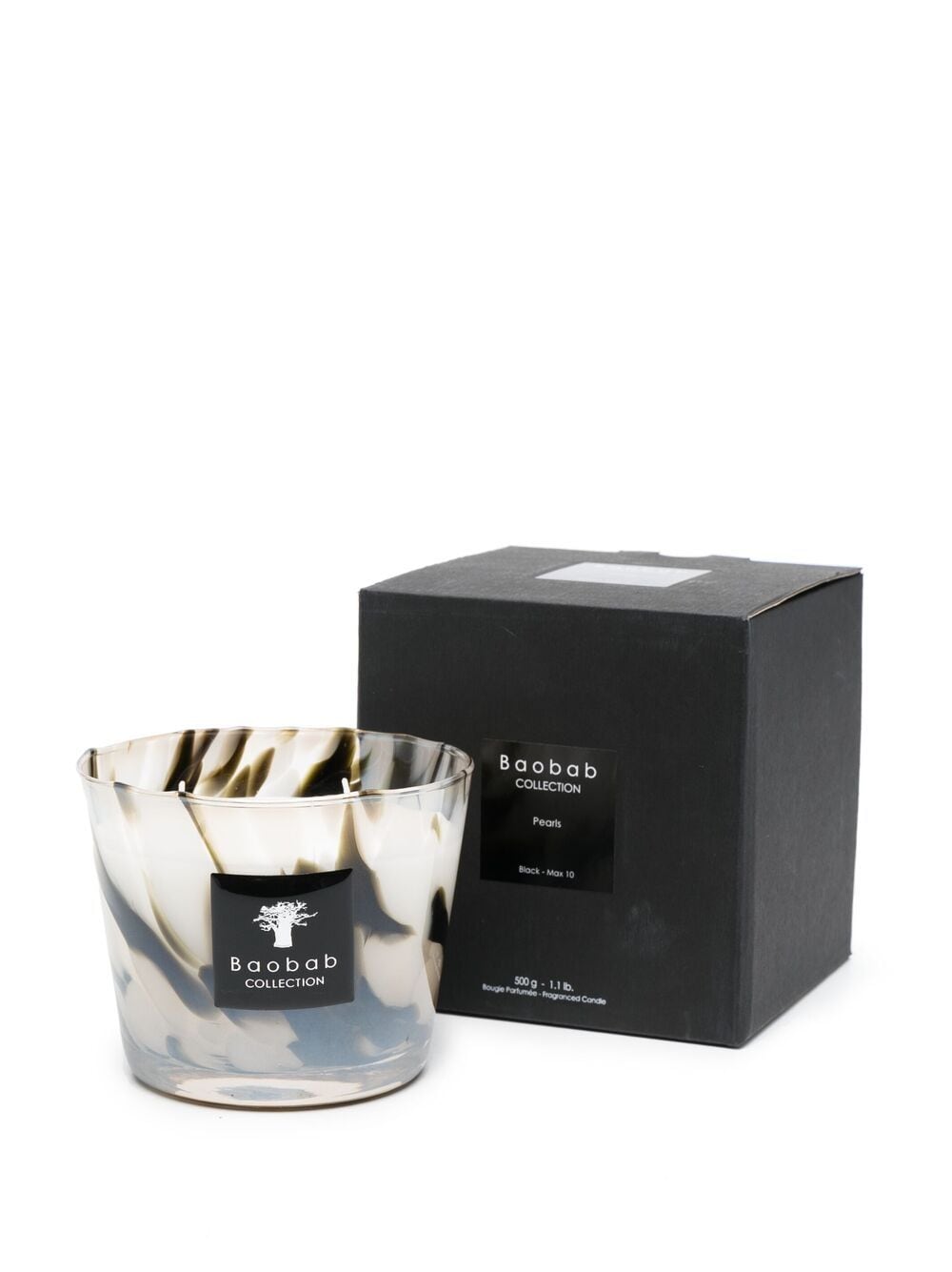 PEARLS BLACK MAX 10 CANDLE
