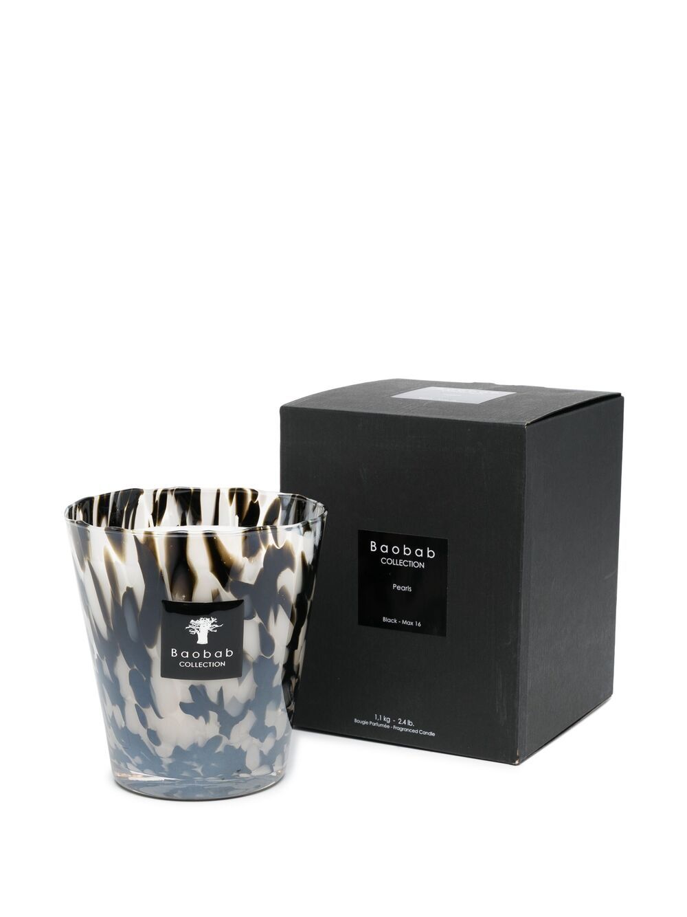 PEARLS BLACK MAX 16 CANDLE