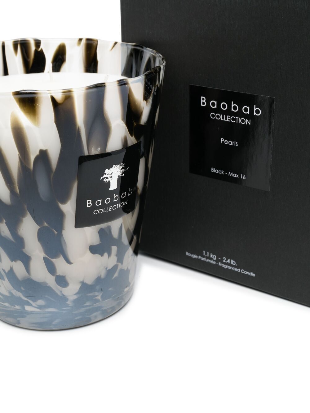 PEARLS BLACK MAX 16 CANDLE