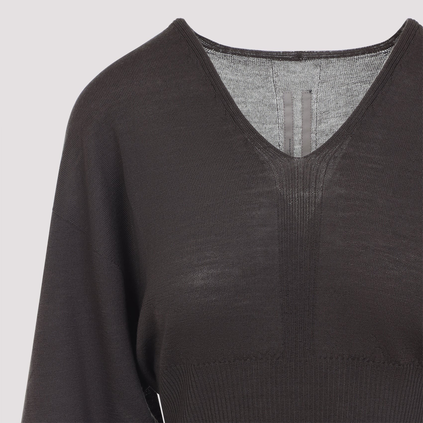 V Cropped Pullover