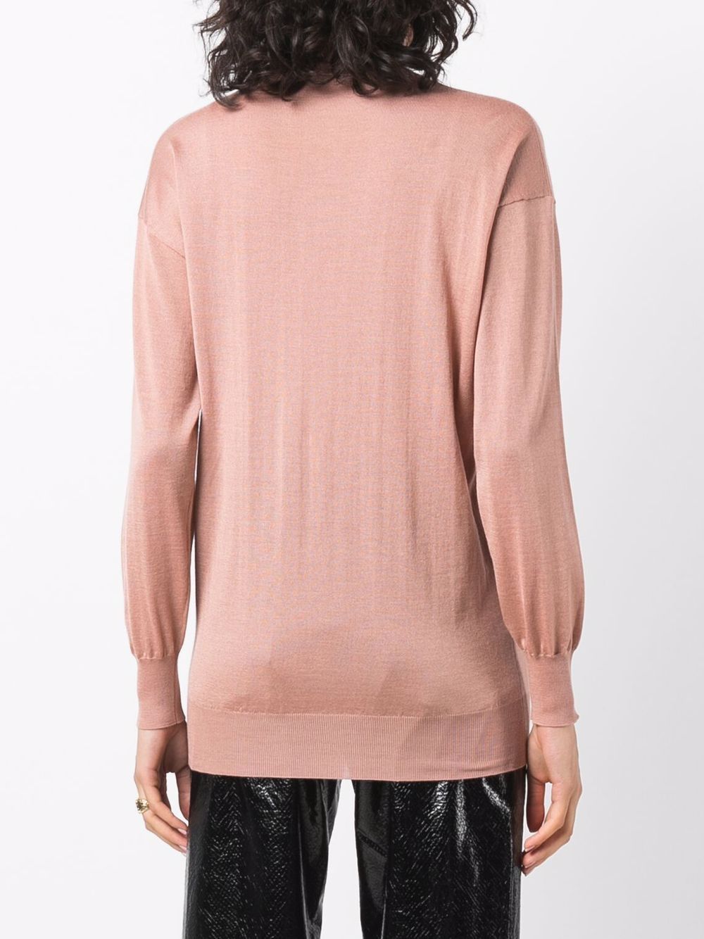SILK BLEND TURTLENECK SWEATER