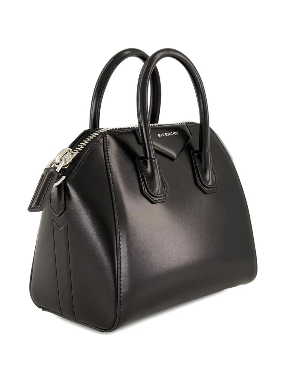 MINI ANTIGONA BAG IN BOX LEATHER