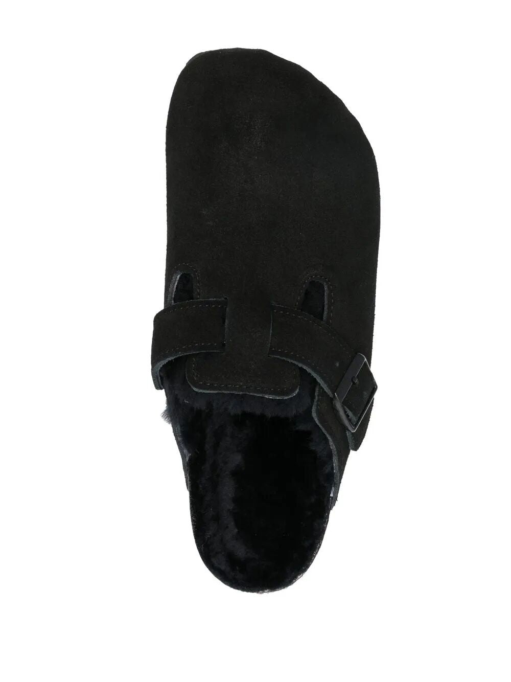 ARIZONA UNISEX SUEDE MULE WITH SHEARLING LINING
