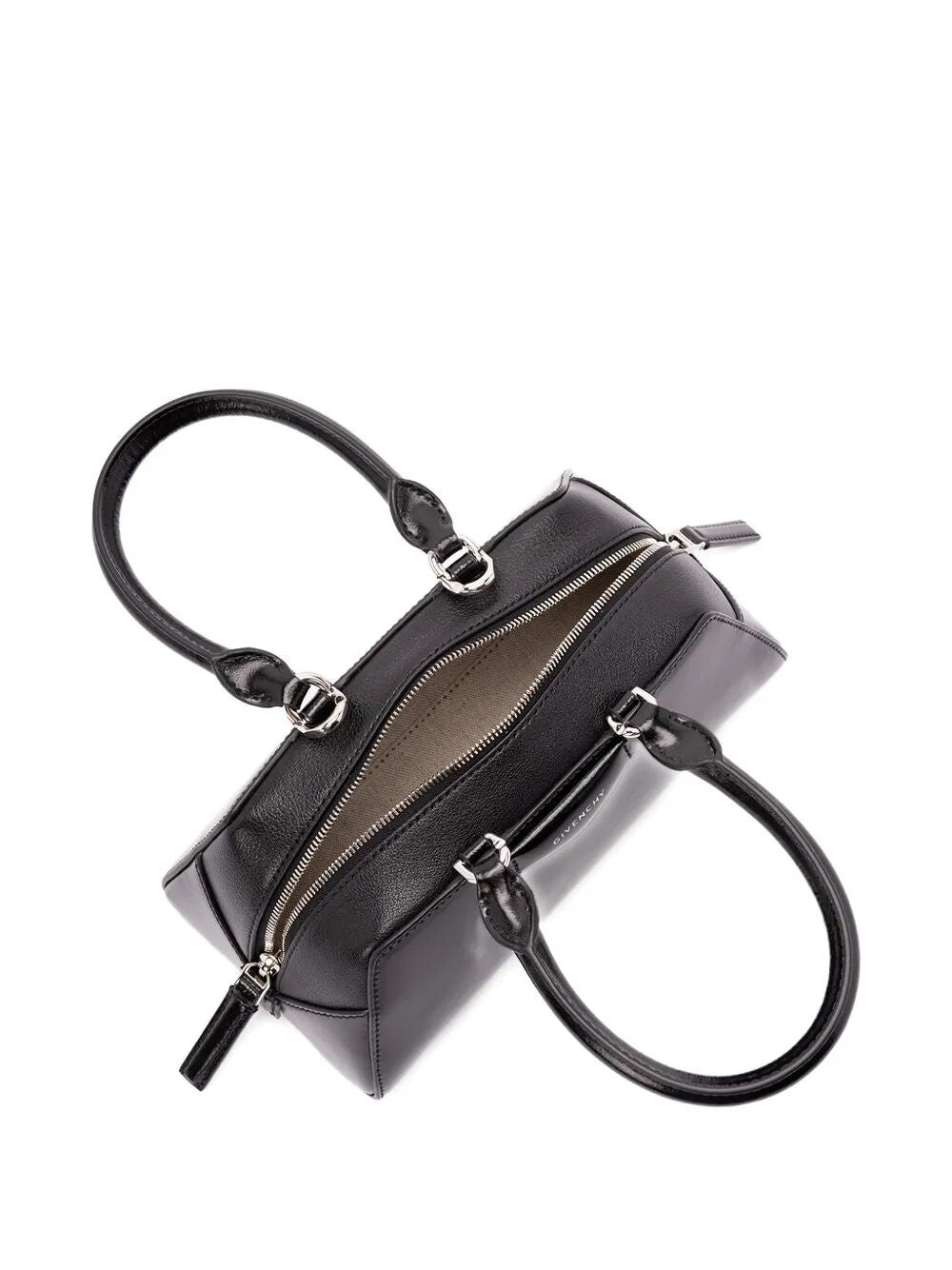 MINI ANTIGONA EAST-WEST BAG IN BOX LEATHER