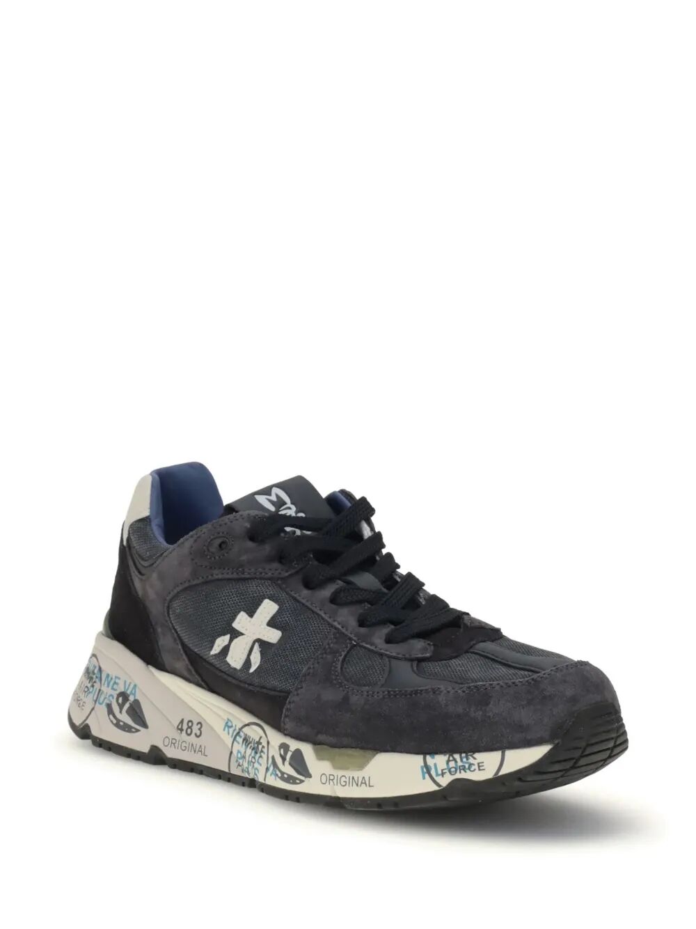 MASE SUEDE AND MESH SNEAKERS