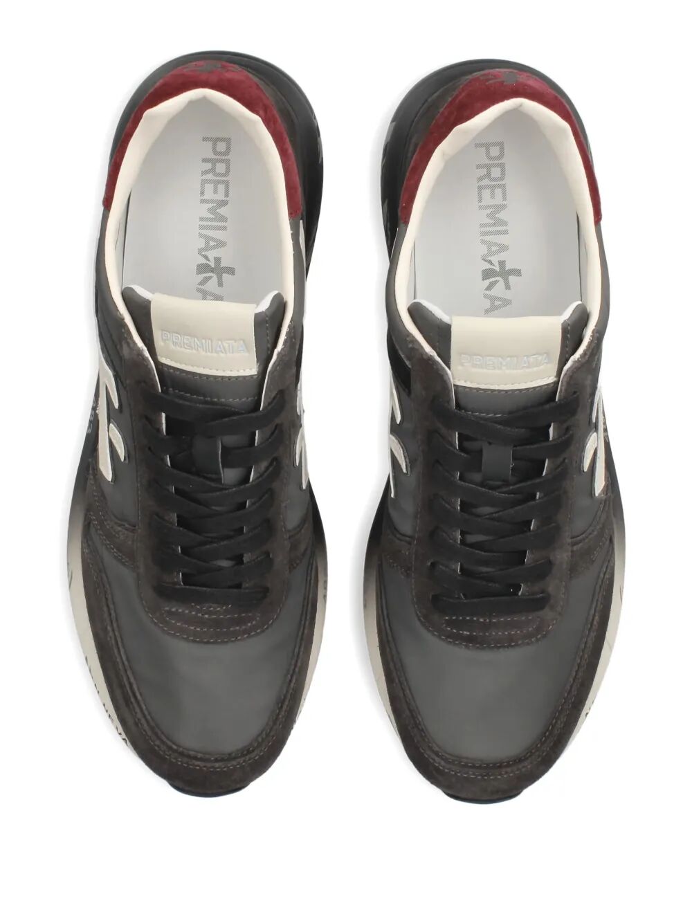 MICK SUEDE AND NYLON SNEAKERS