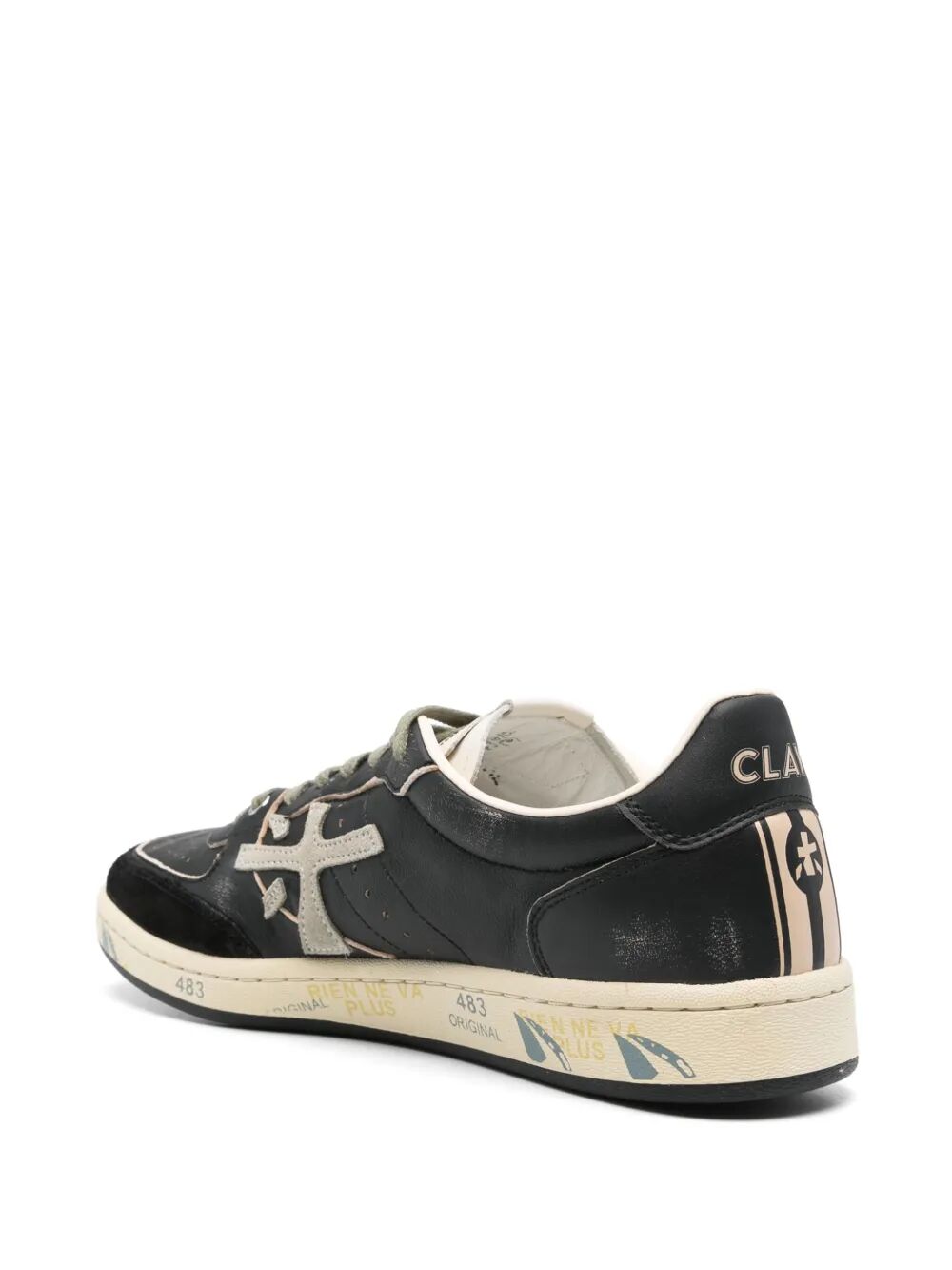 BSKTCLAY LEATHER SNEAKERS