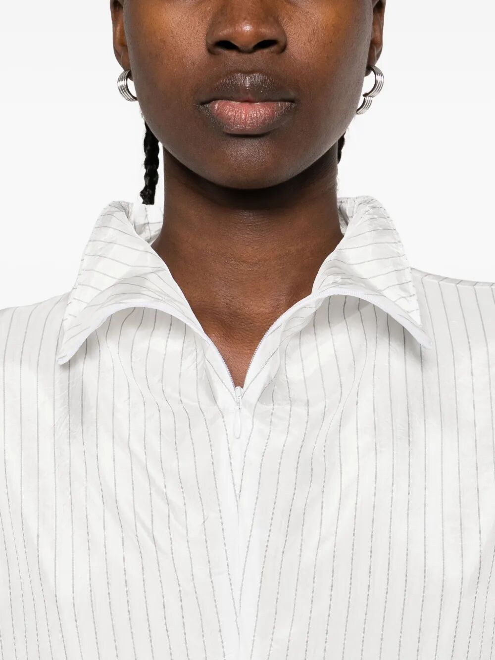 SLEEVELESS BLOUSE WITH ZIP