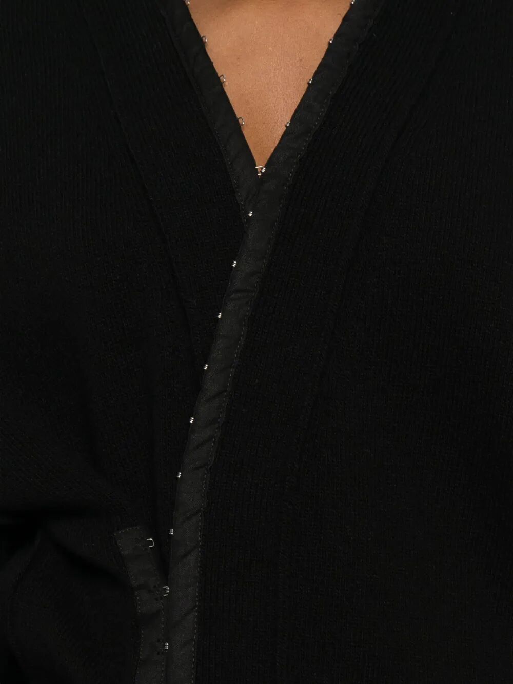 CORSET DISTRESSED CARDIGAN