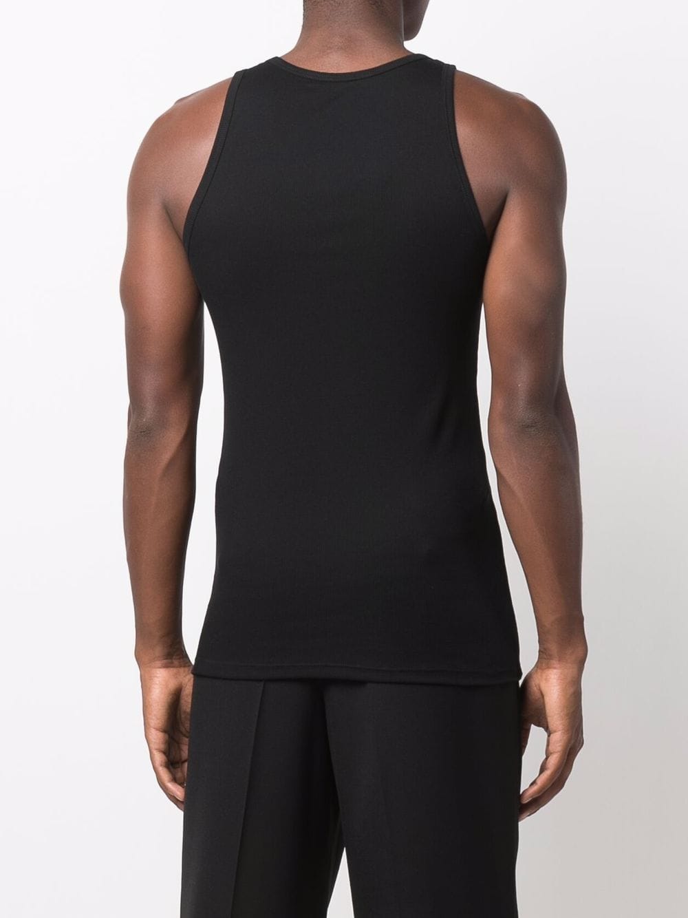 COTTON BLEND RIBBED TANK TOP