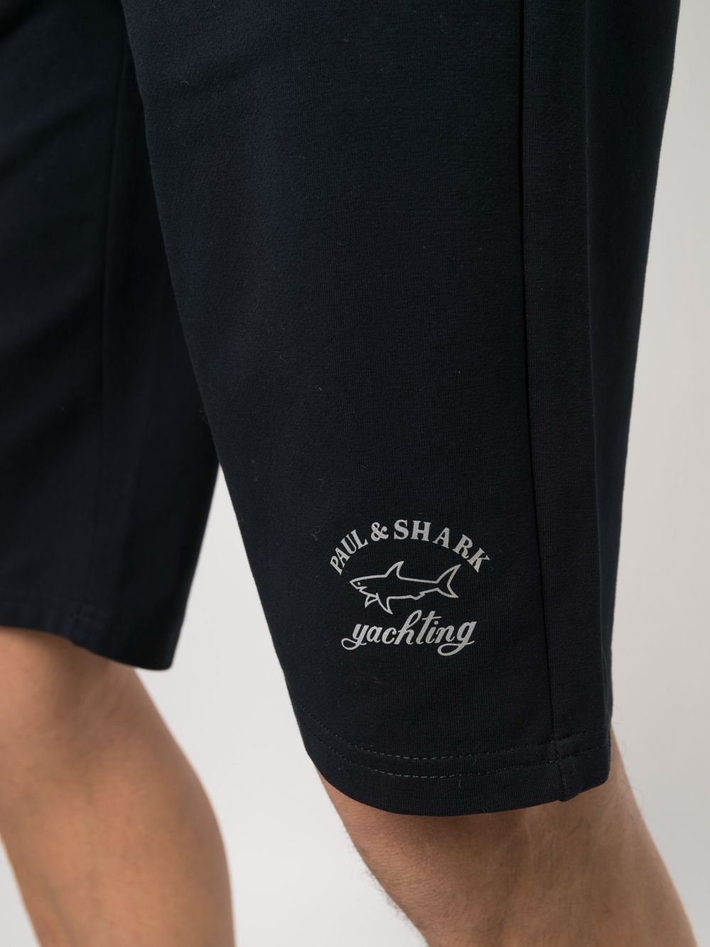 LOGO-PRINT TRACK SHORTS