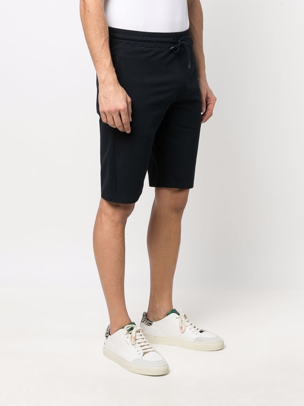 LOGO-PRINT TRACK SHORTS