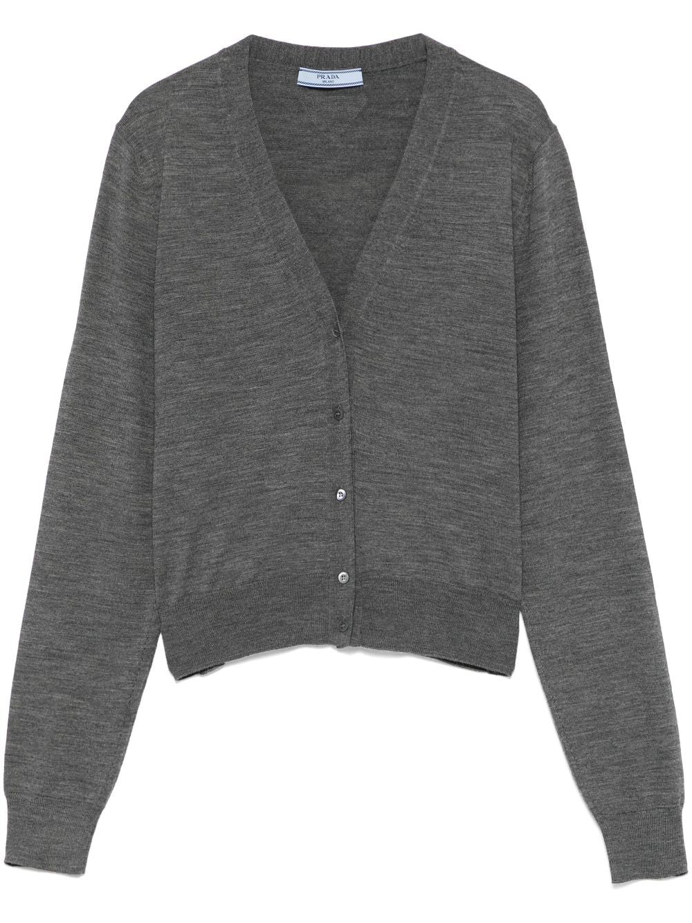 V-NECK LIGHTWEIGHT KNIT WOOL CARDIGAN