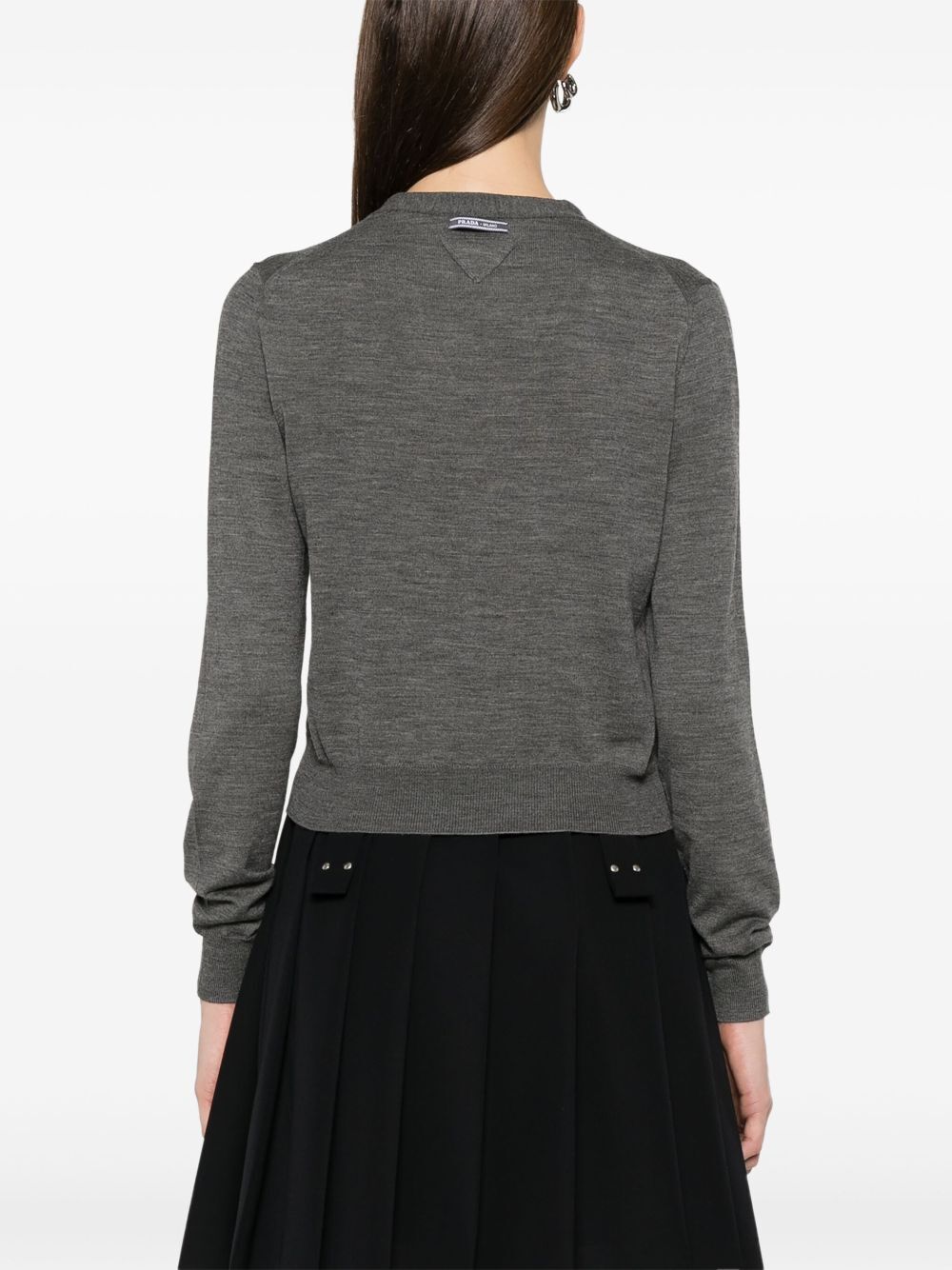 V-NECK LIGHTWEIGHT KNIT WOOL CARDIGAN