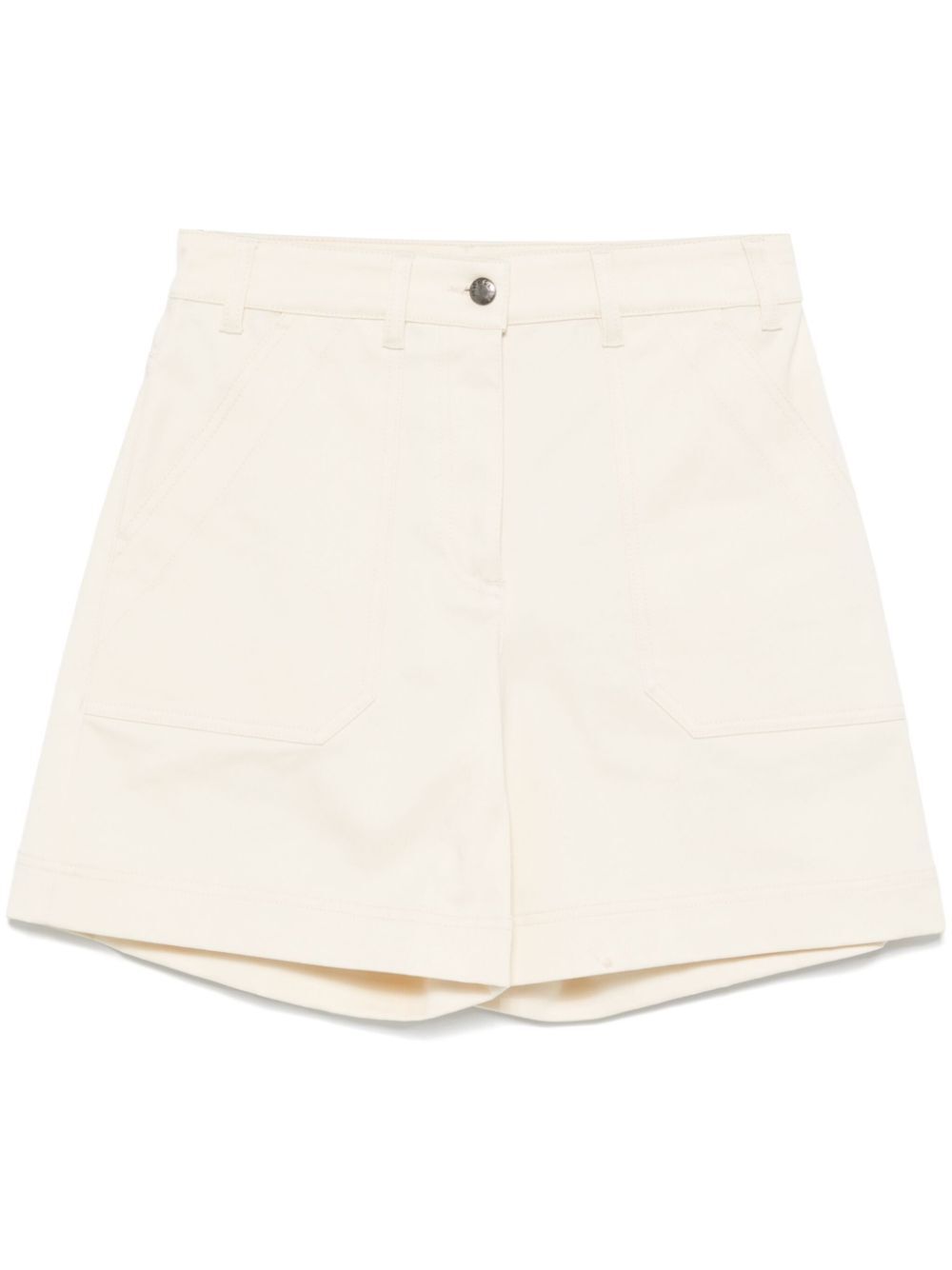 COTTON GABARDINE BERMUDA SHORTS