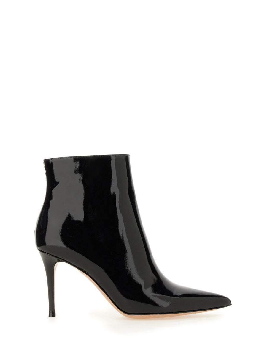 PATENT LEATHER ANKLE BOOT
