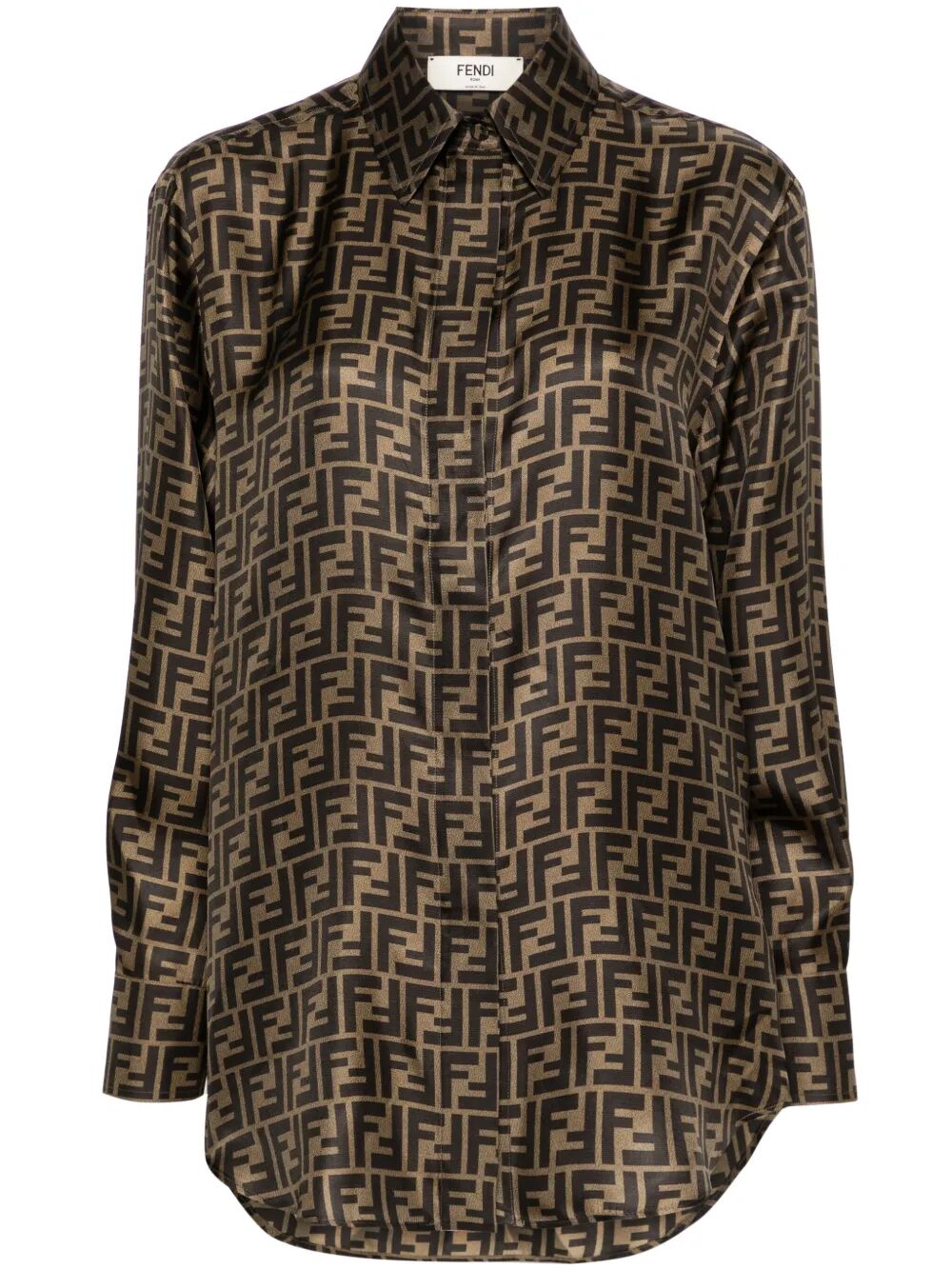 CAMICIA IN SETA FF
