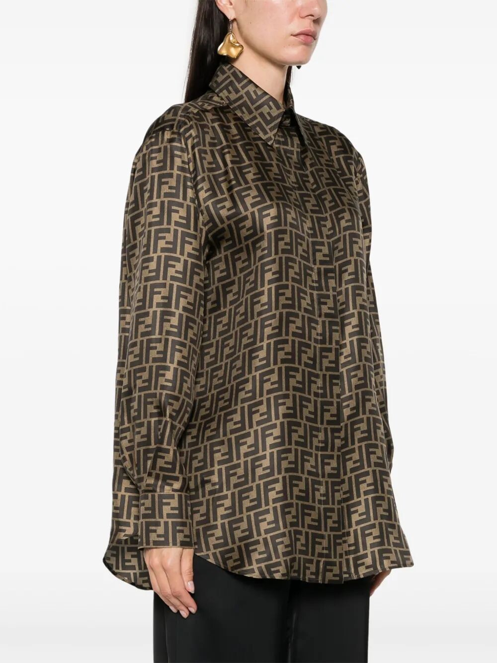 CAMICIA IN SETA FF