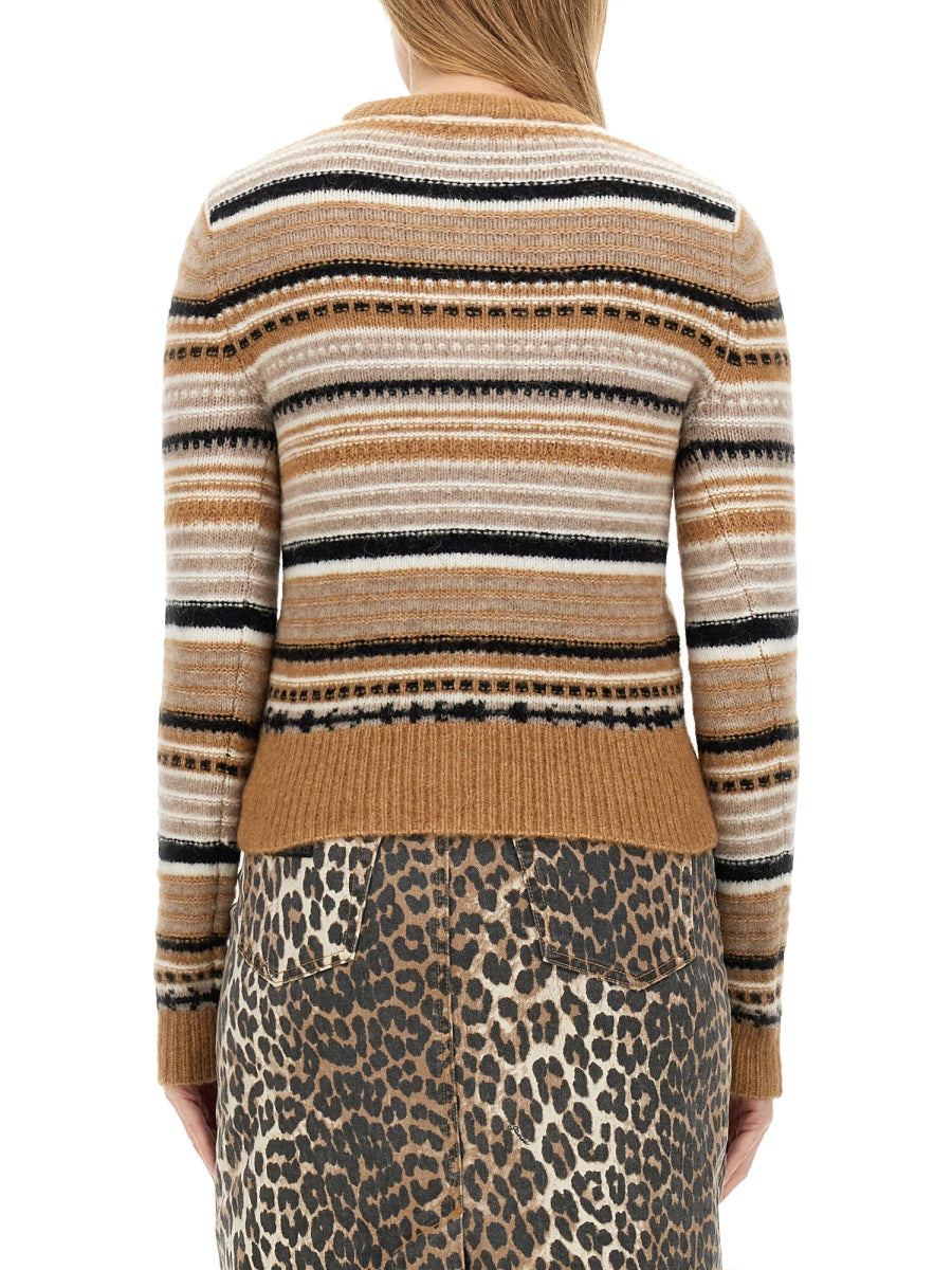 CARDIGAN WITH STRIPE PATTERN