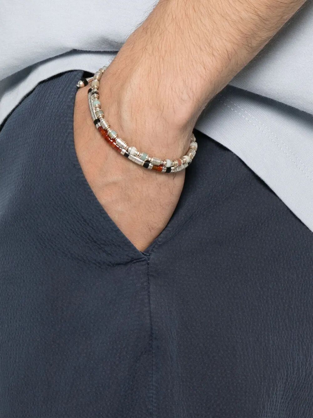 REBEL TAPERED LEG COTTON TROUSERS