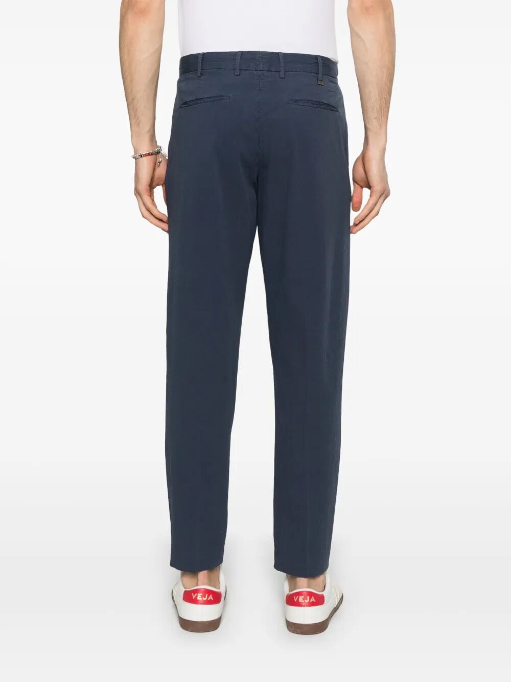 REBEL TAPERED LEG COTTON TROUSERS