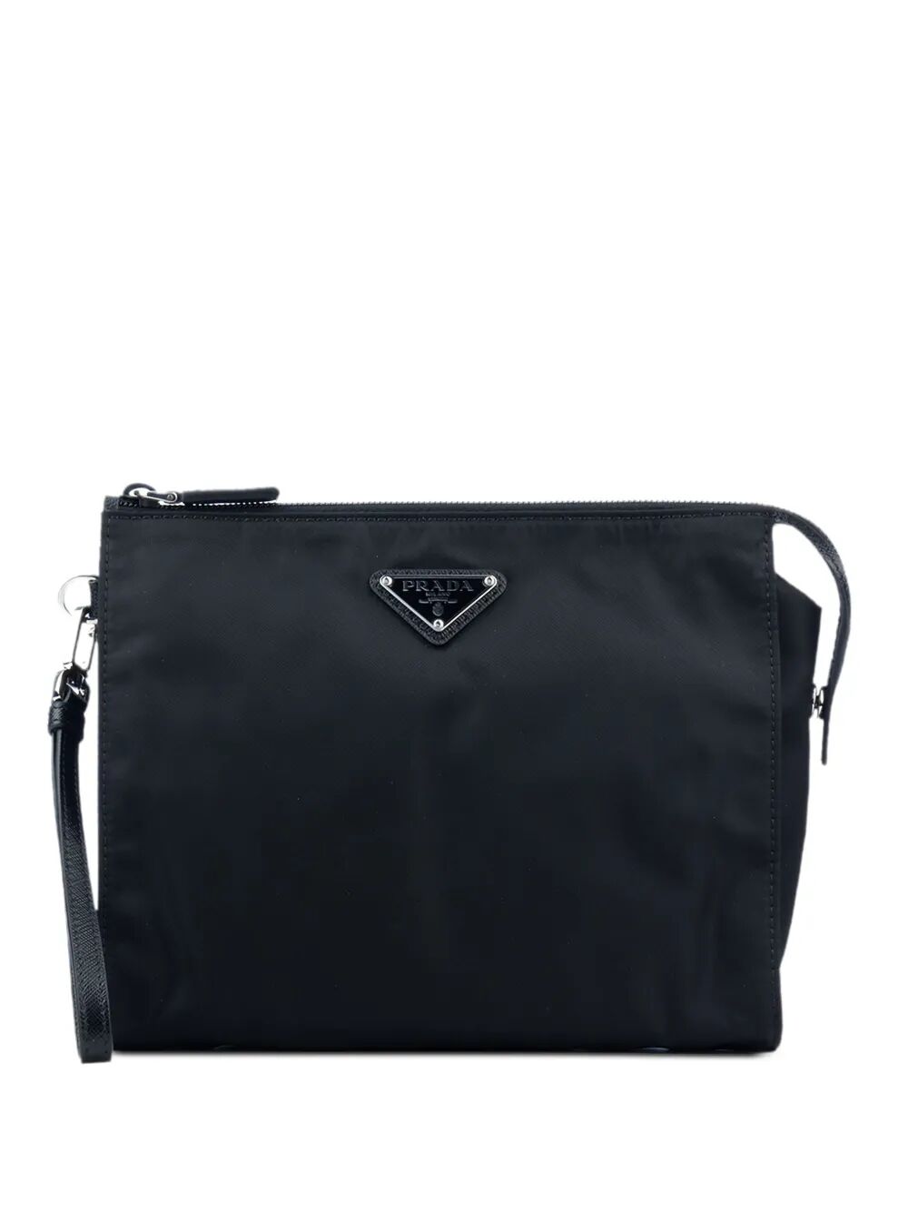 RE-NYLON AND SAFFIANO LEATHER NECESSAIRE