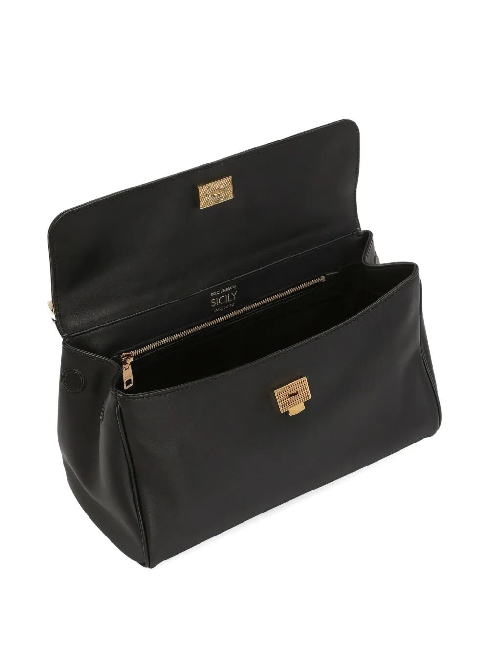PLONGÉ LEATHER MY SICILY HANDBAG