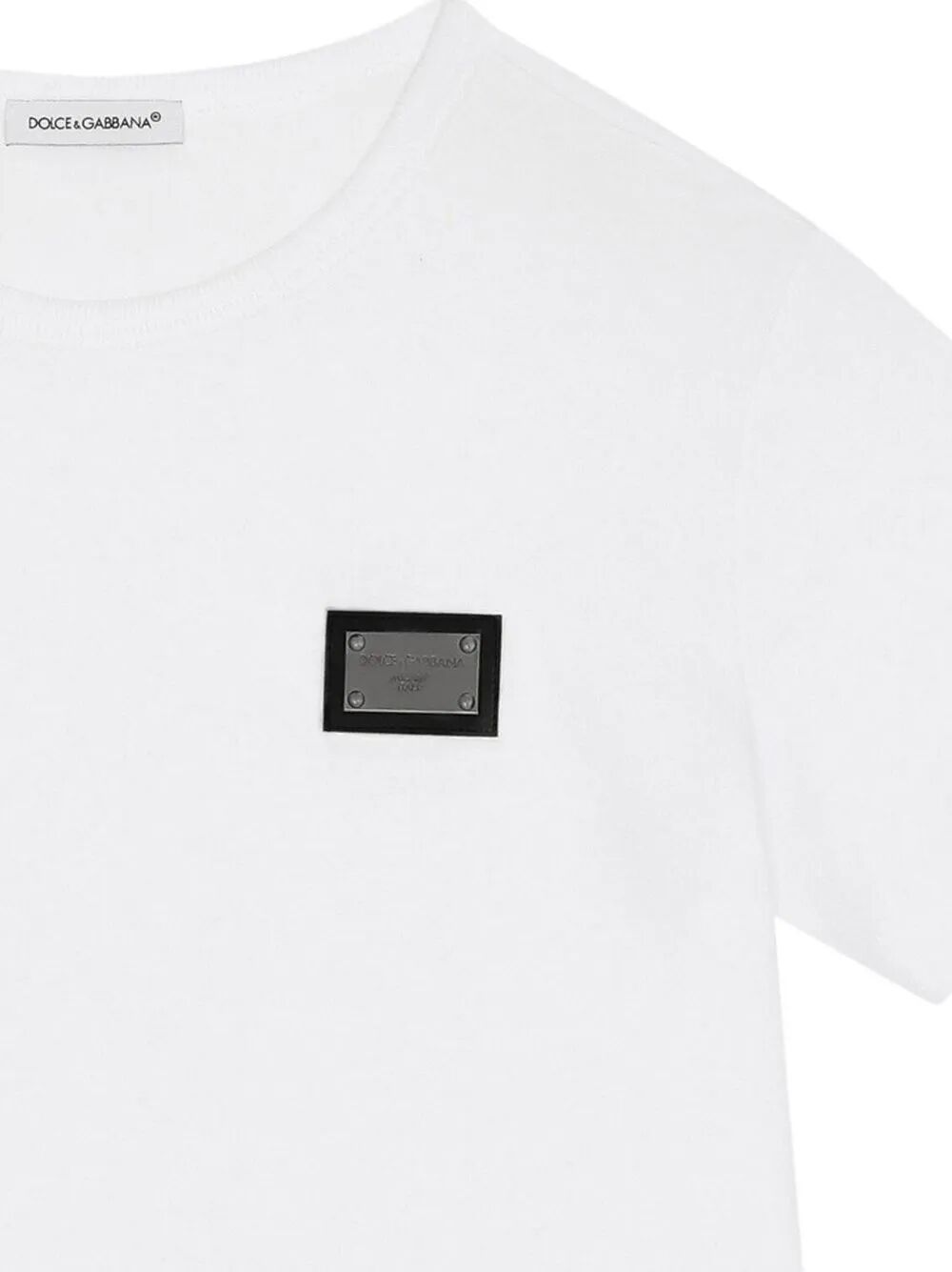 JERSEY T-SHIRT WITH LOGO TAG
