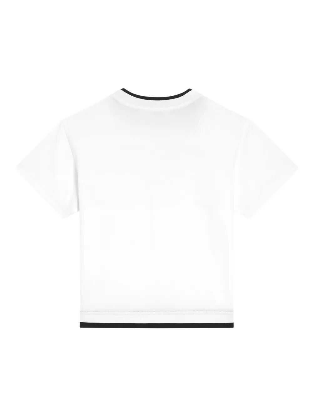 JERSEY T-SHIRT WITH DOLCE&GABBANA EMBROIDERY