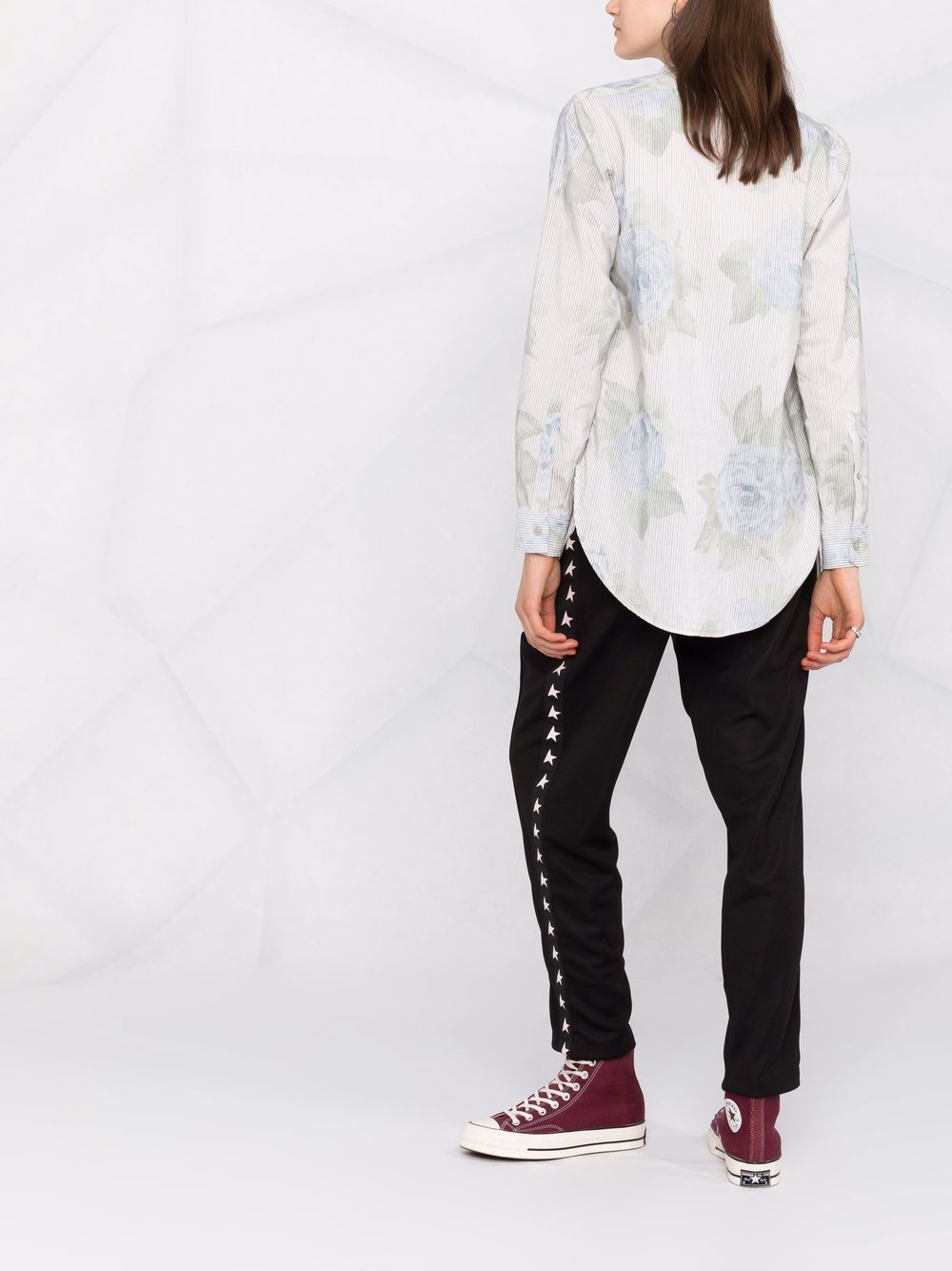 TECHNICAL JERSEY JOGGERS WITH STARS ON THE SIDES