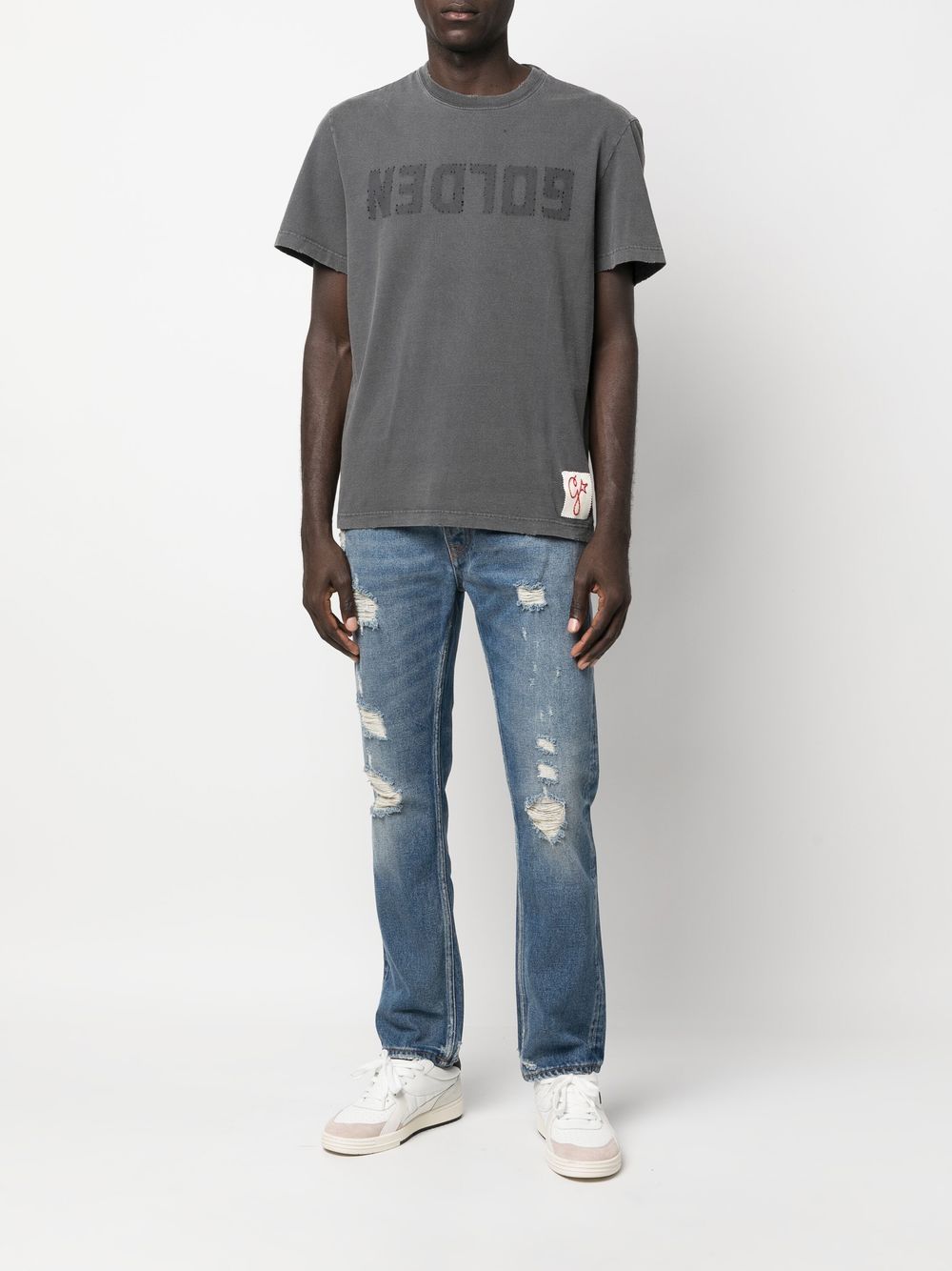 DISTRESSED TREATMENT T-SHIRT