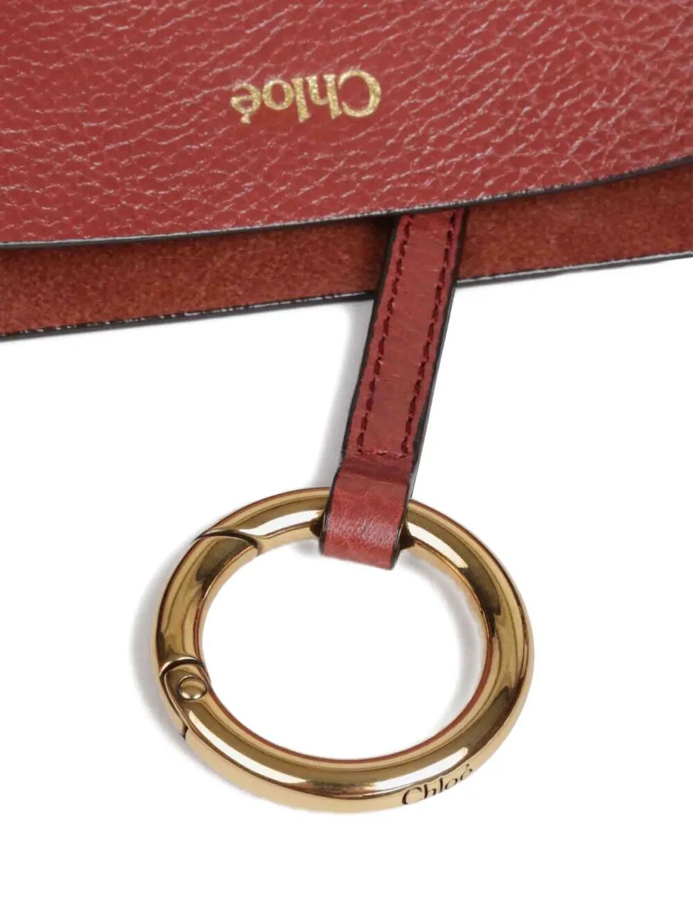 SPIN TOTE BAG IN GRAINED LEATHER