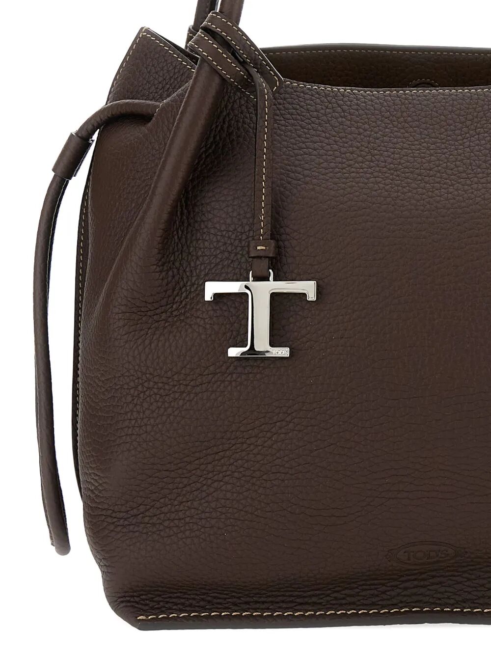 LEATHER MEDIUM BUCKET BAG