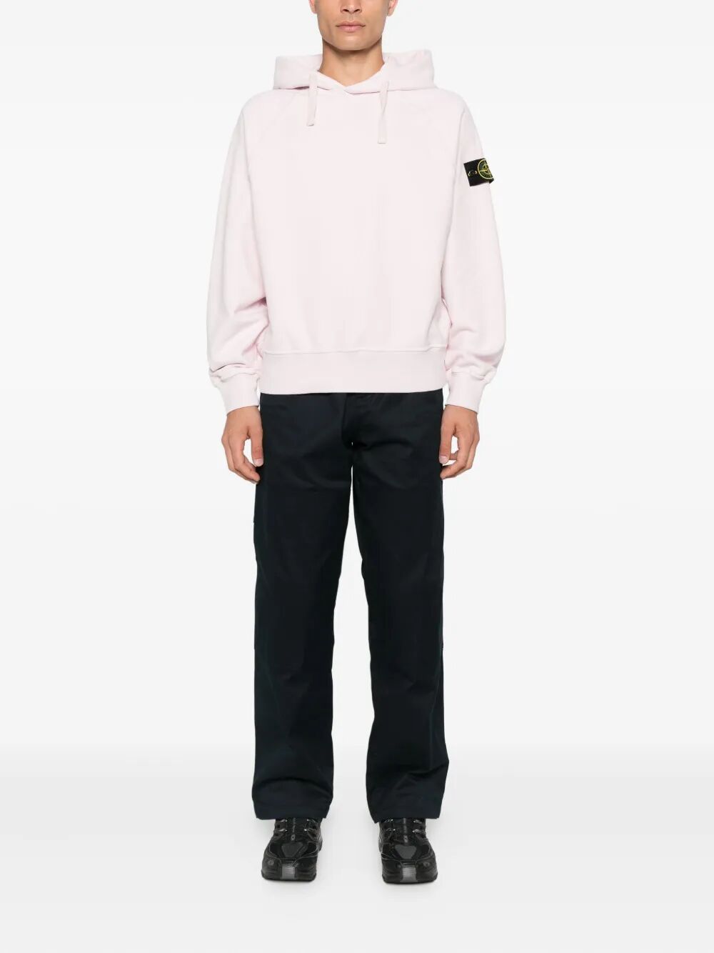 BRUSHED ORGANIC COTTON FLEECE OVERSIZED FIT HOODIE
