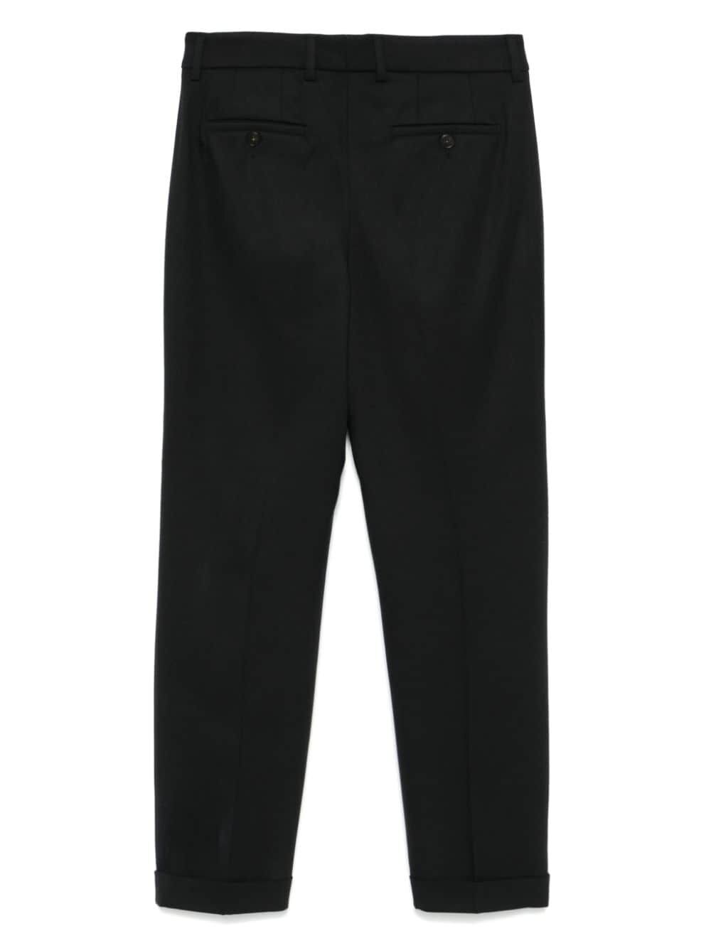 PANTALONI AFFUSOLATI IN MISTO LANA