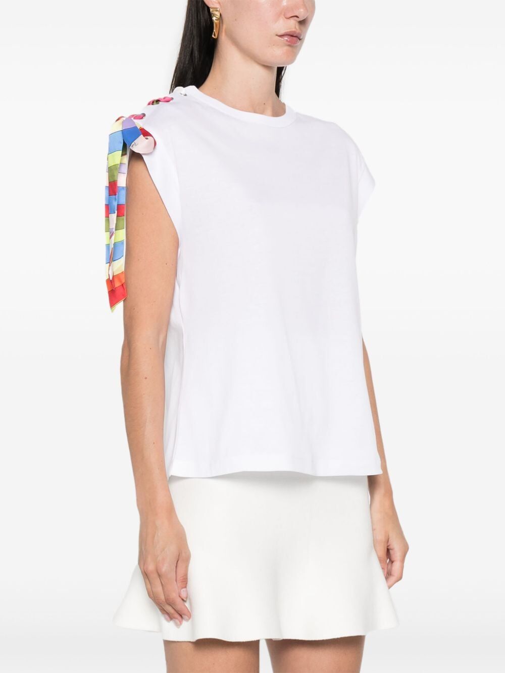 TIE-DETAIL T-SHIRT