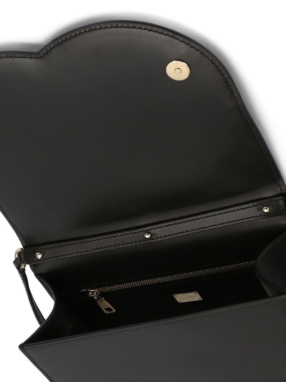 DG LOGO LEATHER CROSSBODY BAG